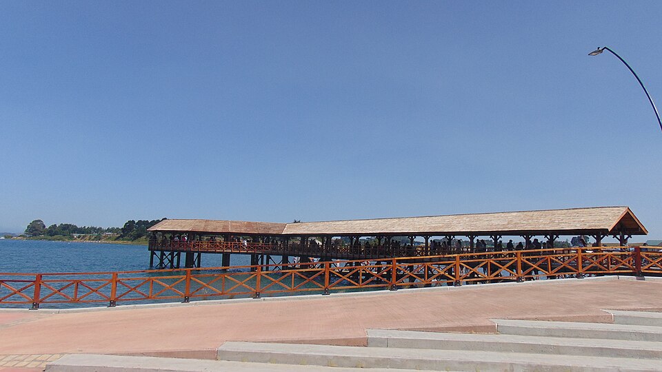 La costanera de Llanquihue con su muelle nuevo